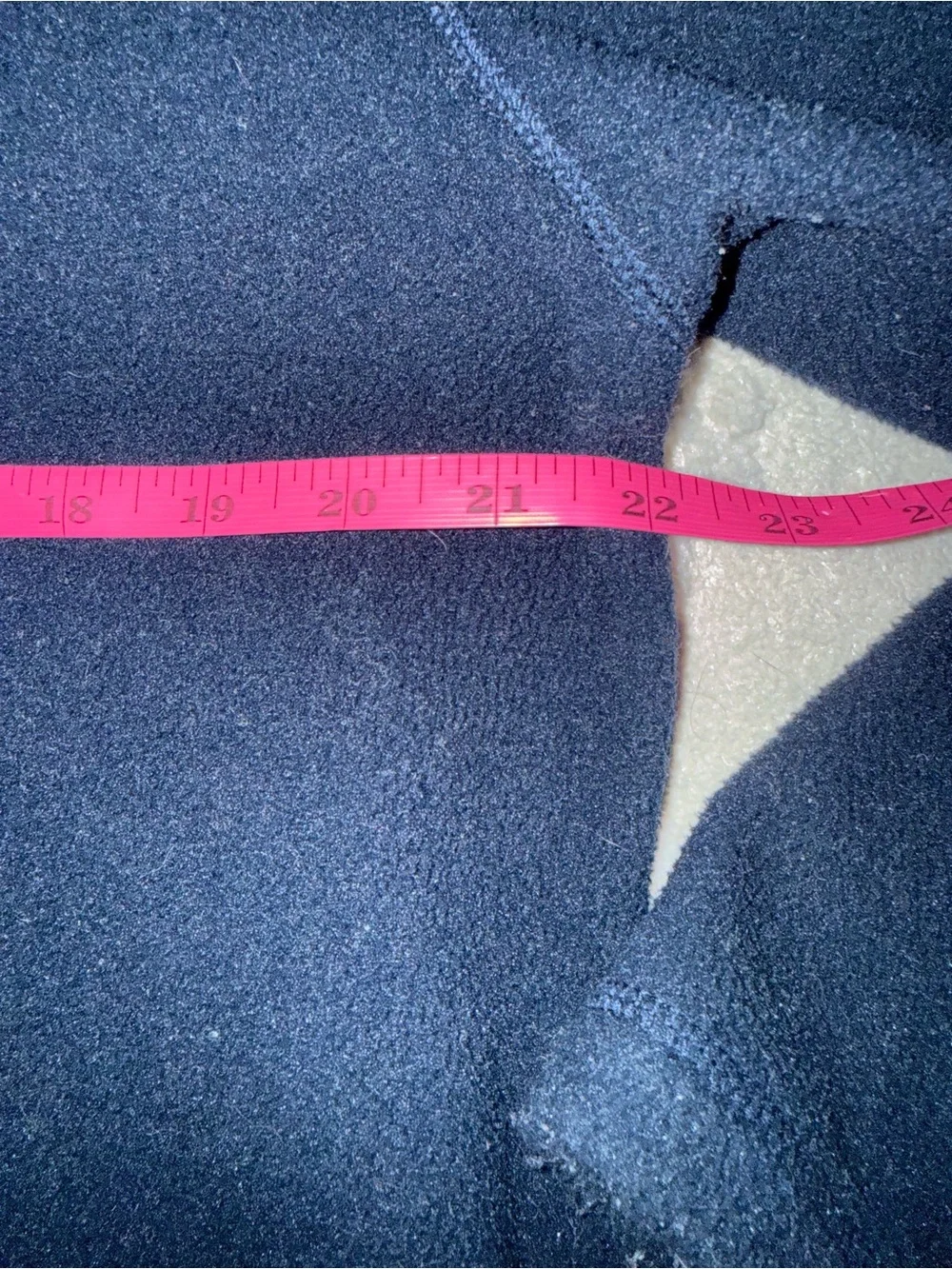 Polo Jeans Co Ralph Lauren Fleece Quarter Zip Pullover Navy Blue Small Vintage